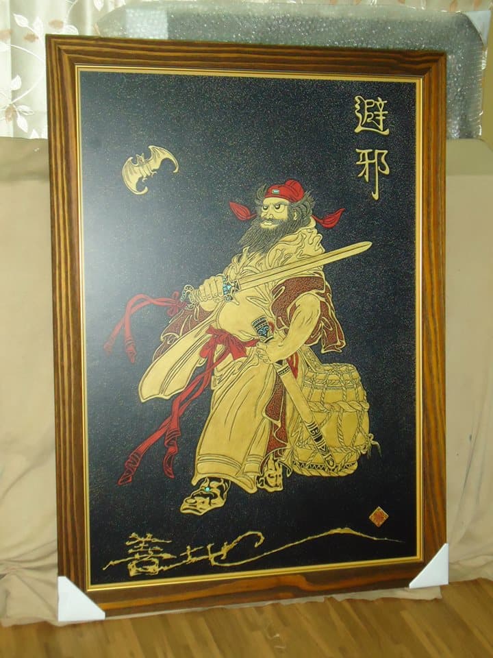 Zhong Kui in bronze